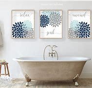 Image result for Bathroom Art