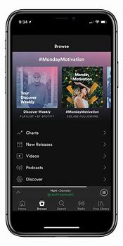 Image result for Spotify On iPhone X