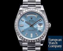 Image result for Rolex Day Date 40 Platiunum Daimond