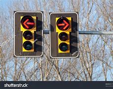 Image result for Solid Red Arrow Traffic Light