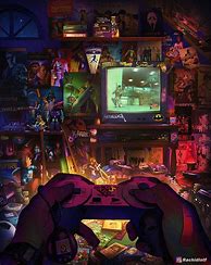 Image result for Retro Gaming Art