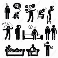 Image result for Anxiety Stick Figure