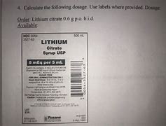 Image result for Lithium Dosage Forms