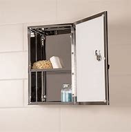 Image result for Metal Bathroom Cabinet