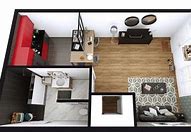 Image result for 200 Sq FT Studio Apartment
