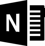 Image result for OneNote Icon Black Background