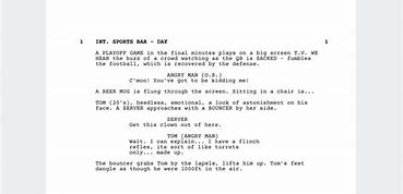 Image result for Script Black Character Description Examples