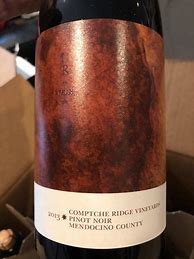 Image result for Comptche Ridge Pinot Noir