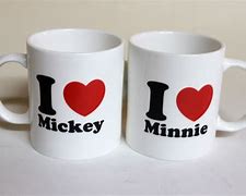 Image result for Mickey and Minnie Mouse Kiss Mug