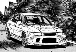 Image result for Lancer Lancer Evolution X Initial D