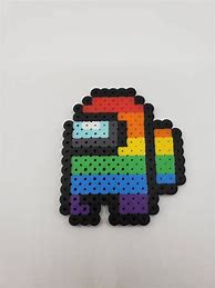 Image result for Among Us Baby On Scalp Perler Beads