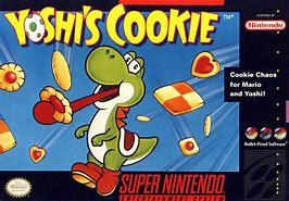 Image result for Yoshi Cookie Box Art NES