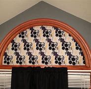 Image result for Curtains for a Half Moon Window