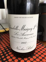 Image result for Nicolas Potel Chambolle Musigny Noirots
