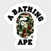 Image result for Bathing Ape Stickers