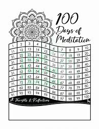 Image result for Meditation Challenge Chart