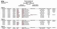 Image result for AYSO Game Schedule Template