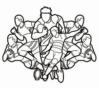 Image result for Rugby Line Art