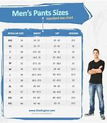 Image result for Pant Waist Size Chart