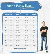 Image result for Waist Inches Size Chart Men
