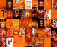 Image result for Orange Aesthetic Wallpaper Collage