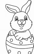 Image result for Easter Bunny Clip Art Black and White