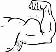 Image result for Black and White Arm Muscle