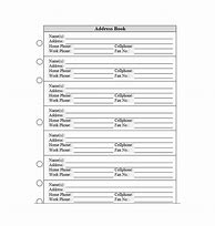Image result for Free Printable Adress Sheets