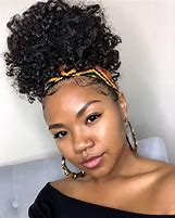 Image result for Black Curly Hair Updo