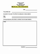 Image result for Fake Doctors Note Template for School