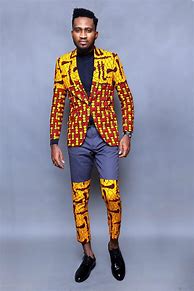Image result for African Print Men's Wear