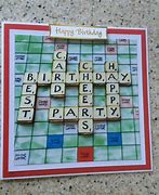 Image result for Scrabble Birthday Card