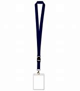 Image result for Black Lanyard with Plain White Card