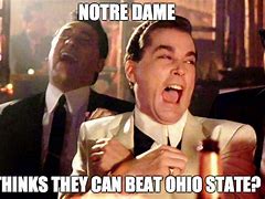 Image result for Ohio State Notre Dame Meme