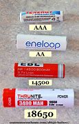 Image result for 18650 Battery Size