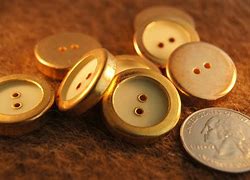 Image result for Gold 2 Hole Buttons