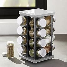 Image result for Stainless Steel Spice Rack Carousel