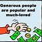 Image result for Generous Sign
