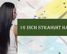 Image result for 16 Inch Straight Hair