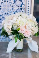 Image result for White and Light Pink Roses