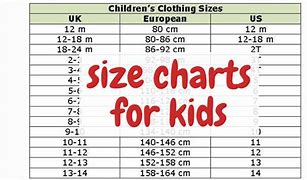 Image result for Measurement Chart for Kids Dresses