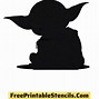 Image result for Baby Yoda Stencil