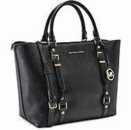 Image result for Michael Kors Black Leather Purse