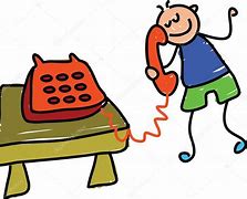 Image result for Phone Answering Simple Cartoon Pictures