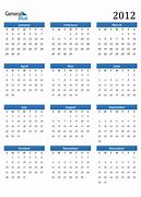 Image result for Full Year Calendar 2012