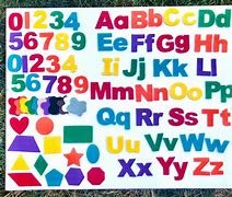 Image result for Letters/Numbers Shape Puzzle