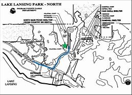 Image result for Lake Lansing Map