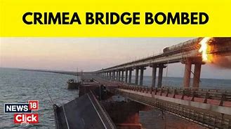 Image result for Crimea Bridge From Space