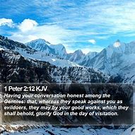 Image result for 1 Peter 2 12