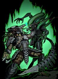 Image result for Funny Alien vs Predator Art